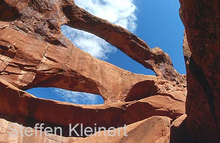 arches np - double o arch - utah - national park usa 069