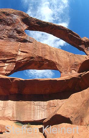 arches np - double o arch - utah - national park usa 070