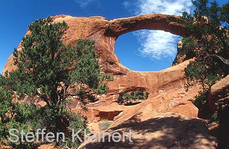 arches np - double o arch - utah - national park usa 071