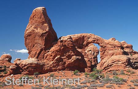 arches np - turret arch - utah - national park usa 058