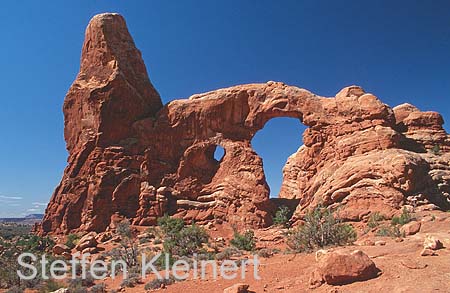 arches np - turret arch - utah - national park usa 059
