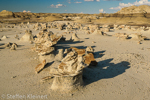 Cracked Eggs, Egg Factory, Bisti Badlands, Wilderness, New Mexico, USA 07