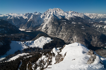 056 Deutschland - Bayern - Watzmann mit Koenigsee