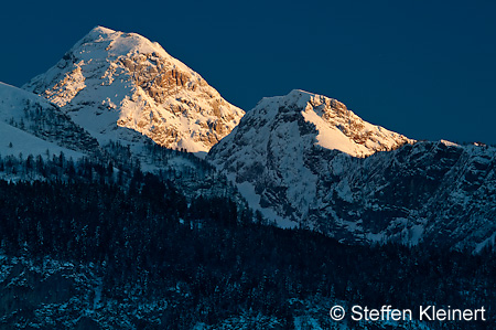 098 Deutschland - Bayern - Alpen - Sonnenuntergang