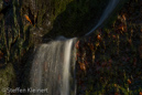 Harz 032 Radauwasserfall, Gegenlicht, Details, Herbst