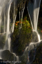 Harz 038 Radauwasserfall, Gegenlicht, Details, Herbst