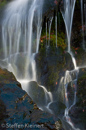 Harz 045 Radauwasserfall, Gegenlicht, Details, Herbst