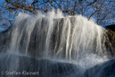 Harz 049 Radauwasserfall, Gegenlicht, Details, Herbst