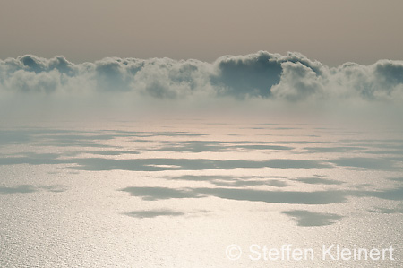 150 Kreta, Keramoti, Wolken ueber dem Mittelmeer