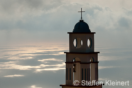 153 Kreta, Keramoti, Wolken ueber dem Mittelmeer