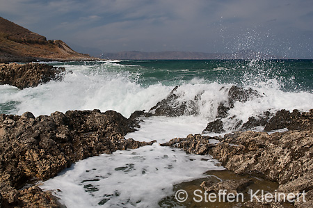 191 Kreta, Almira Bucht, Wellenimpressionen