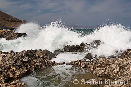 192 Kreta, Almira Bucht, Wellenimpressionen