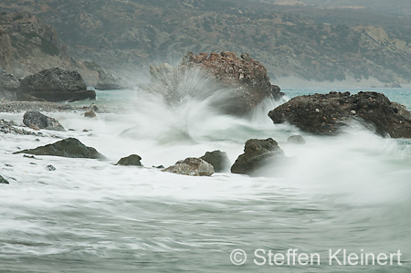 349 Kreta, Preveli, Wellen, Waves