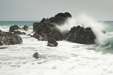 355 Kreta, Preveli, Wellen, Waves