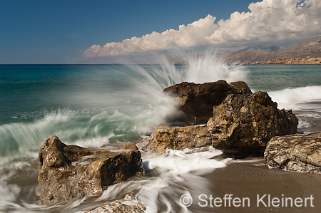 409 Kreta, Agios Pavlos, Traumstrand, Wellen, Waves