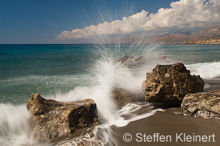 410 Kreta, Agios Pavlos, Traumstrand, Wellen, Waves