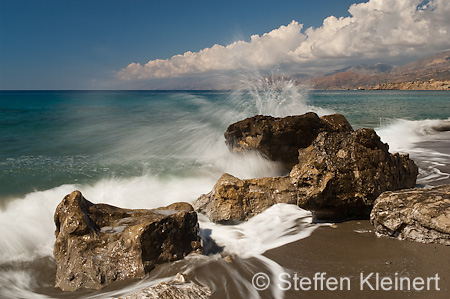 411 Kreta, Agios Pavlos, Traumstrand, Wellen, Waves