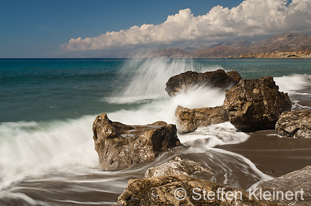 414 Kreta, Agios Pavlos, Traumstrand, Wellen, Waves