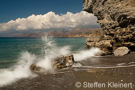 422 Kreta, Agios Pavlos, Traumstrand, Wellen, Waves