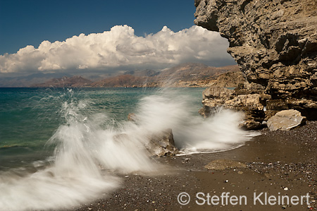 423 Kreta, Agios Pavlos, Traumstrand, Wellen, Waves