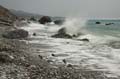 340 Kreta, Preveli, Wellen, Waves