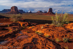 20 Monument Valley, East and West Mitten Buttes, Merrick Butte, Arizona, Utah, USA 31