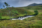 1816 Schottland, River Vagastie im Norden, Wasserfall