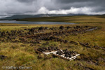 2003 Schottland, Highlands bei Durness, Torfstich