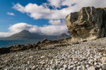 2506 Schottland, Skye, Elgol Strand, Cuillin Berge