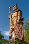 3089 Schottland, Galashiels, Wallace Statue bei Dryburgh