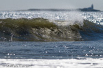 3633 England, Alnmouth Bay Kueste, Wellen