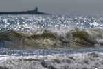 3641 England, Alnmouth Bay Kueste, Wellen