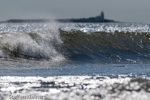 3656 England, Alnmouth Bay Kueste, Wellen