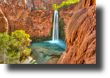 Mooney Falls, Havasupai, Grand Canyon, Arizona, USA