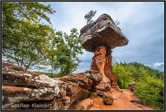 Teufelstisch, Pfälzerwald, Rheinland-Pfalz, Deutschland