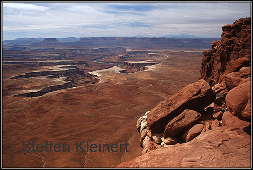 canaonlands np  usa  utah  green river overlook