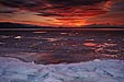 Chiemsee im Winter, Bayern, Deutschland