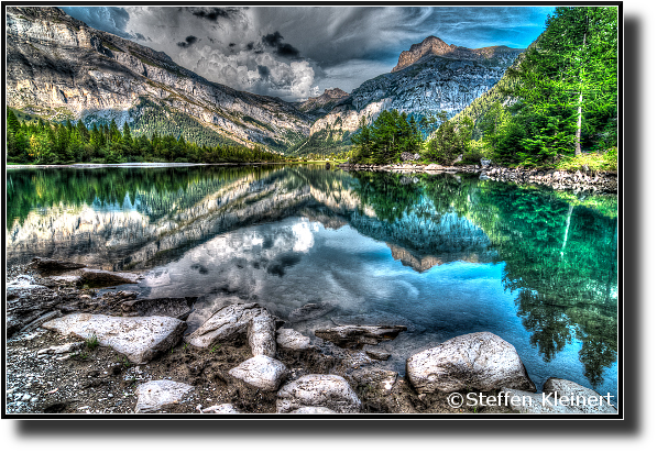 Lac de Derborence, Wallis, Schweiz, HDR