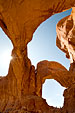 USA, Arches NP, Double Arch