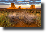 Monument Valley Sonnenuntergang, Sunset, Arizona, USA