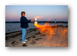 Strandfeuerwerk, Anita Kleinert, Kiel